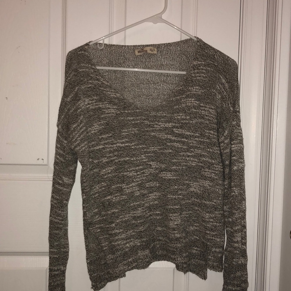 Thin Grey Sweater | Hollister